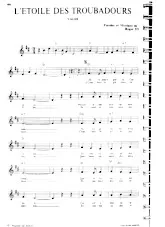 download the accordion score L'étoile des troubadours (Valse Chantée) in PDF format