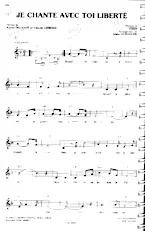 télécharger la partition d'accordéon Je chante avec toi liberté (Arrangement : Alain Goraguer) au format PDF