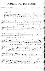 download the accordion score La même eau qui coule in PDF format
