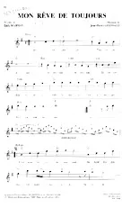 descargar la partitura para acordeón Mon rêve de toujours en formato PDF