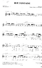 download the accordion score Rue Fontaine in PDF format