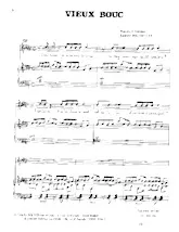scarica la spartito per fisarmonica Vieux bouc in formato PDF