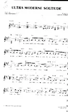 descargar la partitura para acordeón Ultra moderne solitude en formato PDF