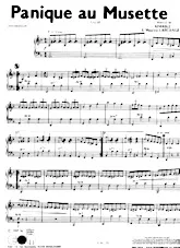 télécharger la partition d'accordéon Panique au musette (Valse) au format PDF