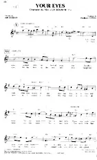 télécharger la partition d'accordéon Your eyes (Chanson du film : La boum n°2) (Slow) au format PDF