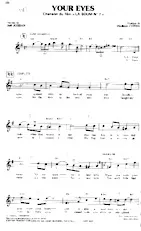 descargar la partitura para acordeón Your eyes (Chanson du film : La boum n°2) (Slow) en formato PDF