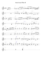 descargar la partitura para acordeón American Patrol (Relevé) en formato PDF