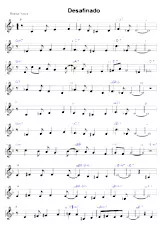 descargar la partitura para acordeón Desafinado (Samba Bossa Nova) (Relevé) en formato PDF