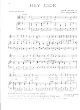 download the accordion score Hey Jude in PDF format