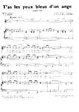 download the accordion score T'as les yeux bleus d'un ange in PDF format