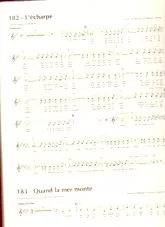 télécharger la partition d'accordéon L'écharpe (Maurice Fanon) + Quand la mer monte au format PDF