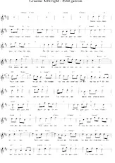 descargar la partitura para acordeón Petit garçon (Relevé) en formato PDF