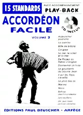 télécharger la partition d'accordéon Accordéon Facile (15 Standards) (Volume 2) au format PDF