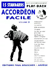 download the accordion score Accordéon Facile (15 Standards) (Volume 2) in PDF format