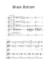 download the accordion score Black Bottom (Quatuor d'Accordéons + Basse) (Swing) in PDF format