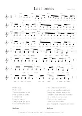 download the accordion score Les lionnes (Relevé) in PDF format