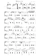 download the accordion score Mélancolie (Relevé) (Valse) in PDF format
