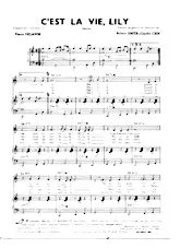 descargar la partitura para acordeón C'est la vie Lily (Chant : Joe Dassin) en formato PDF