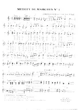 descargar la partitura para acordeón Medley de marches n°1 en formato PDF