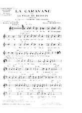 télécharger la partition d'accordéon La caravane (La fille du bédouin) (De l'opérette : Comte Obligado) au format PDF