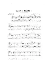 download the accordion score Quand même (Valse) in PDF format