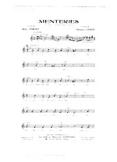 scarica la spartito per fisarmonica Menteries (Chant : Bourvil) (Tango Comico Réaliste) in formato PDF