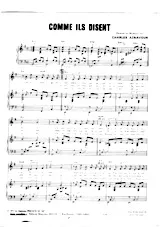 download the accordion score Comme ils disent in PDF format