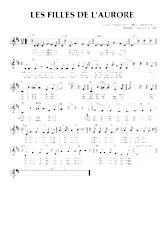 descargar la partitura para acordeón Filles de l'aurore en formato PDF