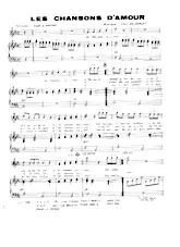 scarica la spartito per fisarmonica Les chansons d'amour in formato PDF