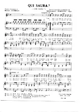 download the accordion score Qui saura (Che Sarà) in PDF format