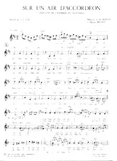 download the accordion score Sur un air d'accordéon (Indicatif de l'émission de télévision) in PDF format