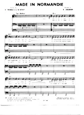 download the accordion score Made in normandie in PDF format