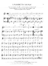 télécharger la partition d'accordéon Lambeth Walk (Le Lambeth Walk C'était pas compliqué) (Chant : Dalida) au format PDF