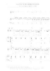 download the accordion score La vie ne m'apprend rien in PDF format