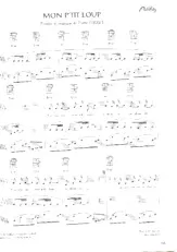 descargar la partitura para acordeón Mon p'tit loup en formato PDF