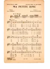 download the accordion score Ma petite rime (Mambo) in PDF format