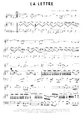 download the accordion score La lettre in PDF format