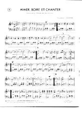 télécharger la partition d'accordéon Aimer boire et chanter (Wein Weiß und Gesang) au format PDF