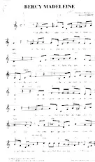 scarica la spartito per fisarmonica Bercy Madeleine in formato PDF