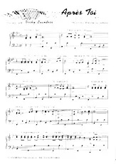 descargar la partitura para acordeón Après toi (Chant : Vicky Leandros) (Eurovision 1972) en formato PDF