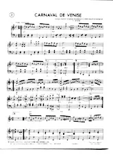 descargar la partitura para acordeón Carnaval de Venise (Valse) en formato PDF
