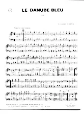 descargar la partitura para acordeón Le Danube bleu (Valse Viennoise) en formato PDF