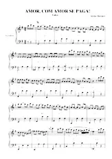 download the accordion score Amor com amor se paga (Valse) in PDF format