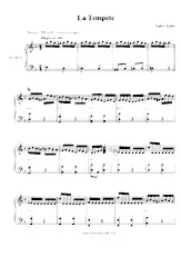 download the accordion score La Tempête (Arrangement : Gerson Antunes) in PDF format