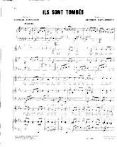 download the accordion score Ils sont tombés in PDF format