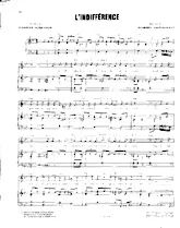 download the accordion score L'Indifférence in PDF format