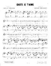 download the accordion score Idiote je t aime in PDF format