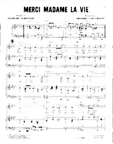 download the accordion score Merci Madame la vie in PDF format