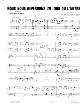 download the accordion score Nous nous reverrons un jour ou l'autre in PDF format