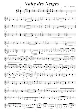 descargar la partitura para acordeón Valse des neiges en formato PDF